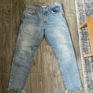 Levi’s Premium Big E Wedgie Icon Fit Ankle Jeans